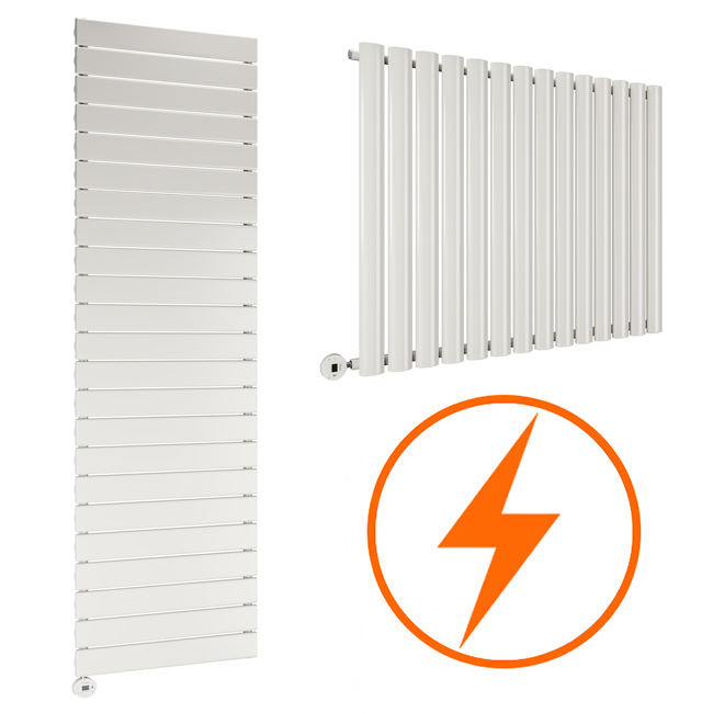 White Electric Radiators