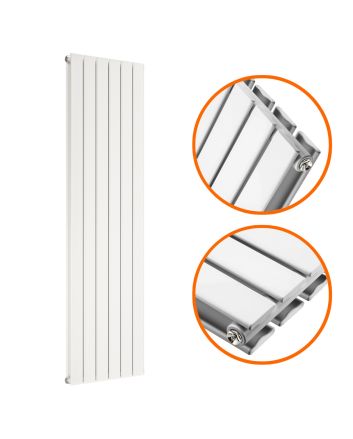 1780 x 420mm White Double Flat Panel Vertical Radiator 
