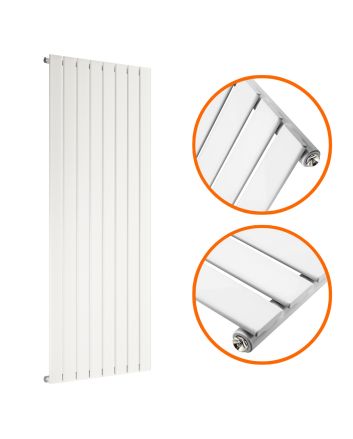 1780 x 560mm White Single Flat Panel Vertical Radiator 