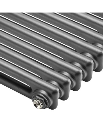 300 x 1508mm Anthracite Horizontal Traditional 2 Column Radiator