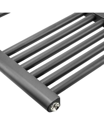 800 x 500mm Straight Anthracite Heated Towel Rail