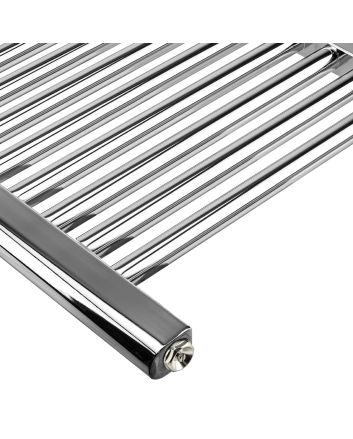 1200 x 500mm Straight Chrome Heated Towel Rail