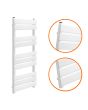 1000 x 450mm White Heated Towel Rail, Bathroom Radiator