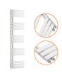 1510 x 400mm White Flat Panel Bathroom Towel Radiator