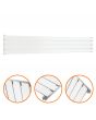 280mm x 1780mm White Single Flat Panel Horizontal / Landscape Radiator