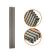 1800 x 293mm Raw Metal Lacquered Vertical Traditional 3 Column Radiator