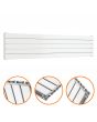 350mm x 1600mm White Double Flat Panel Horizontal / Landscape Radiator