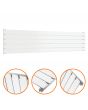 350mm x 1600mm White Single Flat Panel Horizontal / Landscape Radiator
