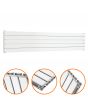 350mm x 1780mm White Double Flat Panel Horizontal / Landscape Radiator