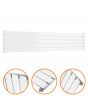 350mm x 1780mm White Single Flat Panel Horizontal / Landscape Radiator