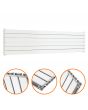 420mm x 1780mm White Double Flat Panel Horizontal / Landscape Radiator