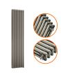 1800 x 470mm Raw Metal Lacquered Vertical Traditional 3 Column Radiator