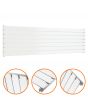 490mm x 1780mm White Single Flat Panel Horizontal / Landscape Radiator