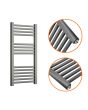 800 x 400mm Straight Anthracite Heated Towel Rail