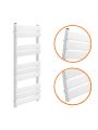 1000 x 450mm White Heated Towel Rail, Bathroom Radiator