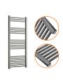1200 x 500mm Straight Anthracite Heated Towel Rail