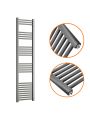 1600 x 400mm Straight Anthracite Heated Towel Rail