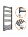 1600 x 500mm Electric Anthracite Heated Towel Rail