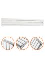 236mm x 1600mm White Double Oval Tube Horizontal / Landscape Radiator 