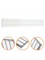 280mm x 1780mm White Double Flat Panel Horizontal / Landscape Radiator