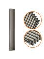 1800 x 293mm Raw Metal Lacquered Vertical Traditional 3 Column Radiator