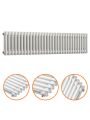 300 x 1508mm White Horizontal Traditional 2 Column Radiator