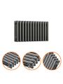 300 x 608mm Anthracite Horizontal Traditional 3 Column Radiator