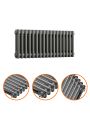 300 x 788mm Anthracite Horizontal Traditional 2 Column Radiator