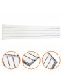 350mm x 1780mm White Double Flat Panel Horizontal / Landscape Radiator