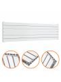 420mm x 1600mm White Double Flat Panel Horizontal / Landscape Radiator