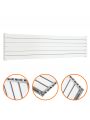 420mm x 1780mm White Double Flat Panel Horizontal / Landscape Radiator