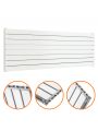 560mm x 1600mm White Double Flat Panel Horizontal / Landscape Radiator