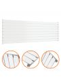 560mm x 1780mm White Single Flat Panel Horizontal / Landscape Radiator