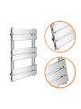 650 x 400mm Flat Panel Chrome Ladder Towel Radiator
