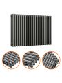 600 x 1013mm Anthracite Horizontal Traditional 3 Column Radiator