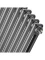 300 x 1193mm Anthracite Horizontal Traditional 2 Column Radiator