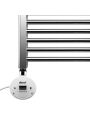 1200 x 500mm Electric Chrome Heated Towel Rail