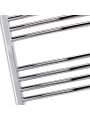 800 x 500mm Electric Chrome Heated Towel Rail