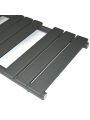1200 x 450mm Anthracite Heated Towel Rail, Bathroom Radiator