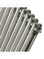 1800 x 470mm Raw Metal Lacquered Vertical Traditional 2 Column Radiator