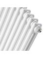 600 x 1508mm White Horizontal Traditional 2 Column Radiator