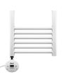 1600 x 600mm Electric White Heated Towel Rail