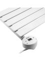635 x 1190mm Electric White Single Flat Panel Horizontal Radiator