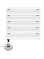 1610 x 400mm Electric White Single Flat Panel Vertical Radiator