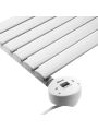 635 x 834mm Electric White Single Oval Panel Horizontal Radiator