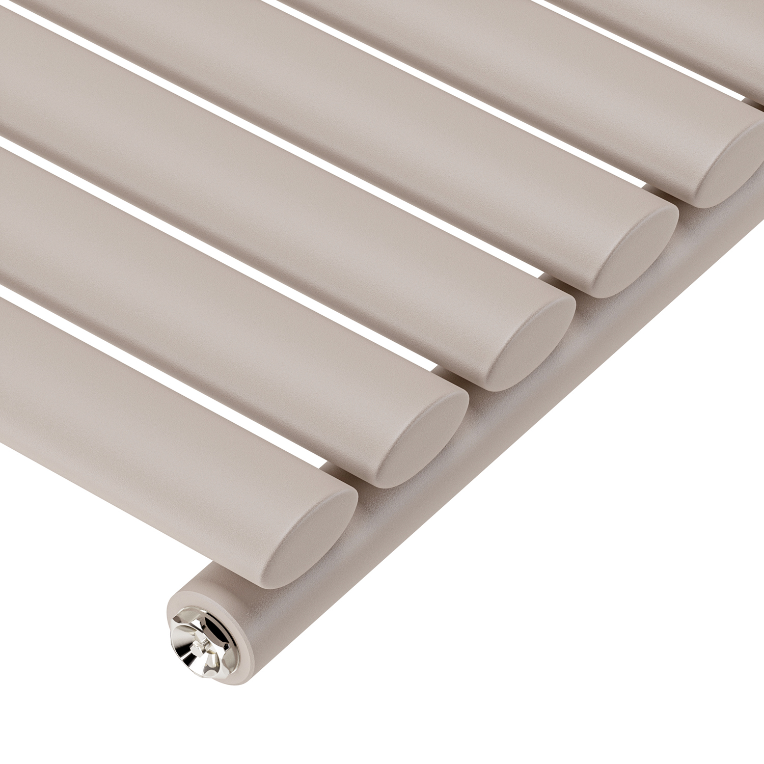 1600 x 236mm 'Pick A Pastel' Single Oval Tube Vertical Radiator