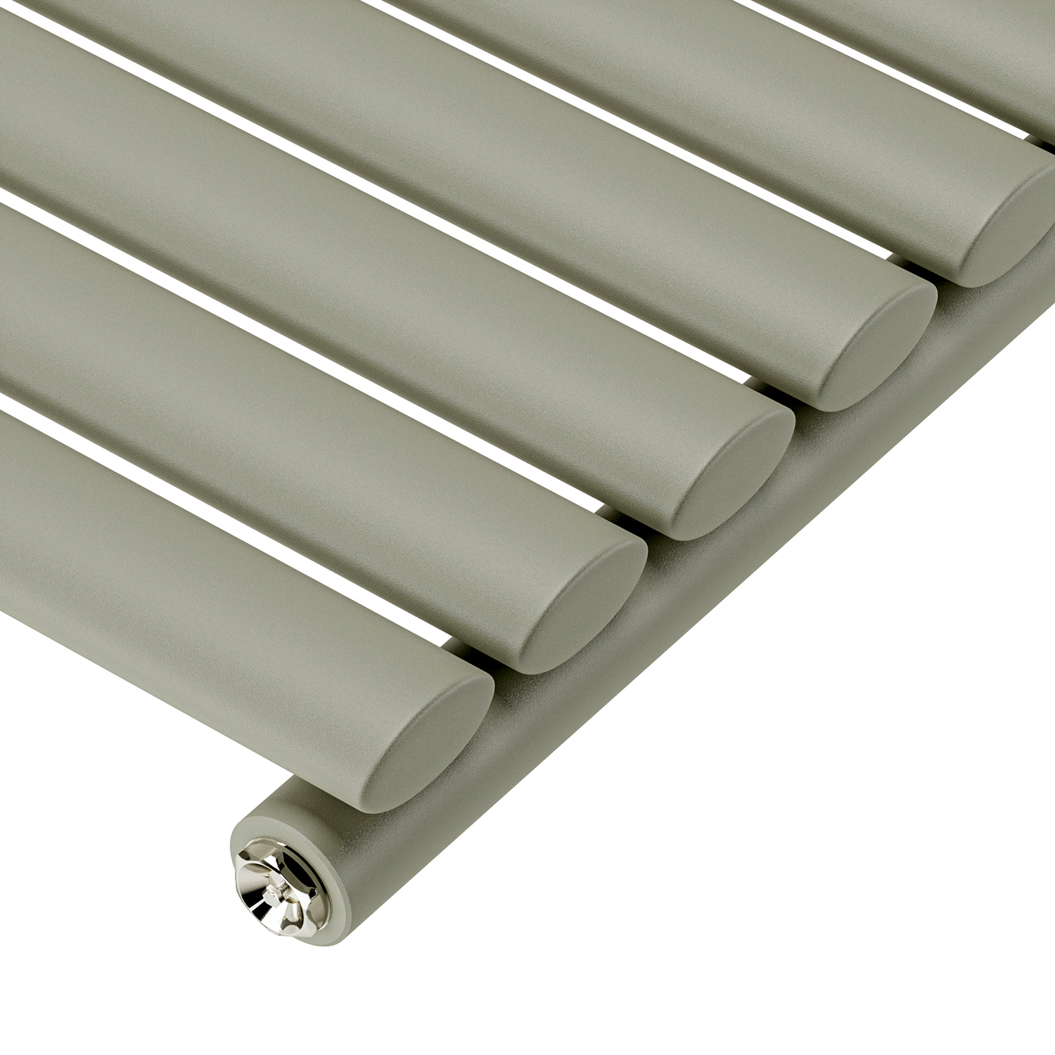 1600 x 236mm 'Pick A Pastel' Single Oval Tube Vertical Radiator
