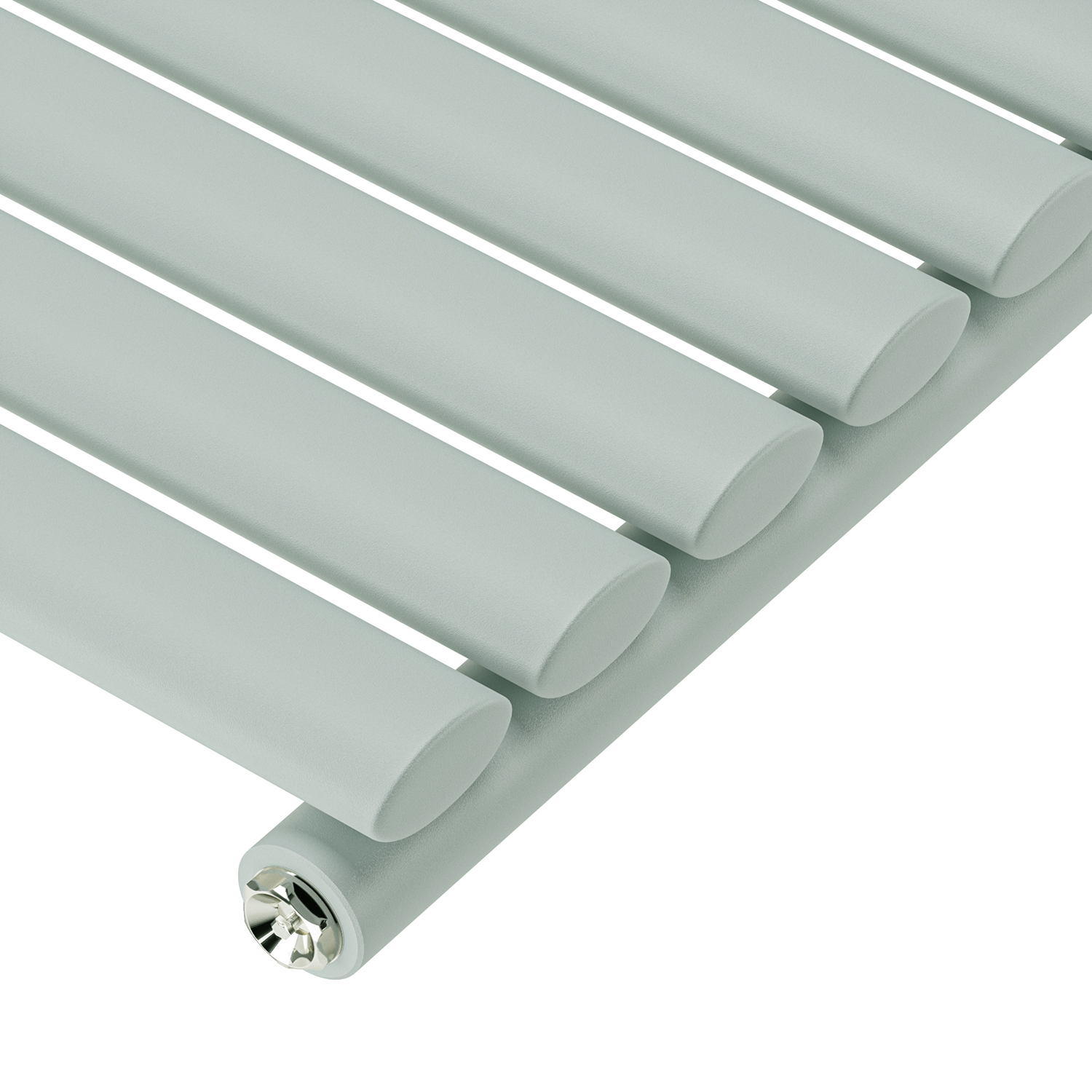 1600 x 236mm 'Pick A Pastel' Single Oval Tube Vertical Radiator